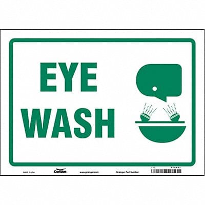 Safety Sign 10 in x 14 in Vinyl