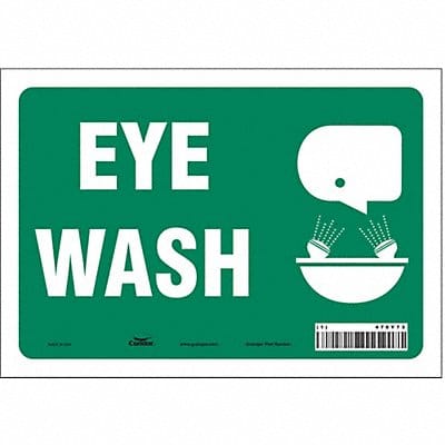 Safety Sign 7 in x 10 in Vinyl