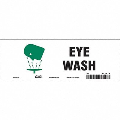 Safety Sign 3 1/2 in x 10 in Vinyl PK10