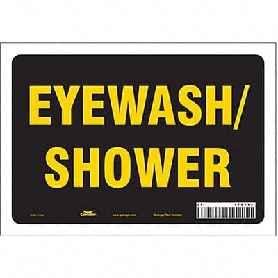 Safety Sign 7 in x 10 in Vinyl