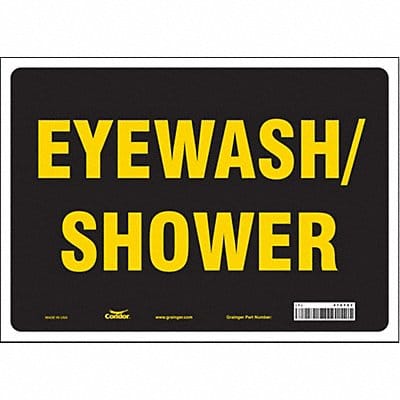 Safety Sign 10 in x 14 in Vinyl