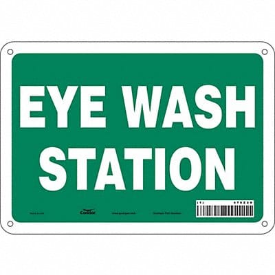 Safety Sign 7 in x 10 in Polyethylene