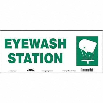 Safety Sign 7 in x 17 in Vinyl