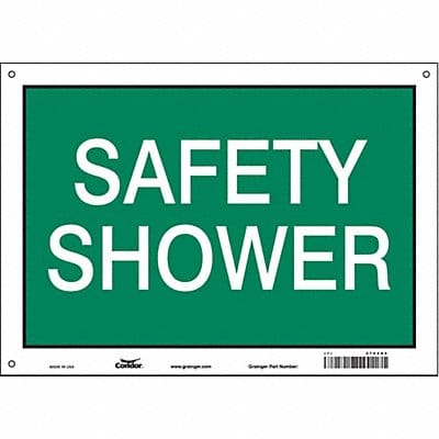 Safety Sign 10 in x 14 in Vinyl