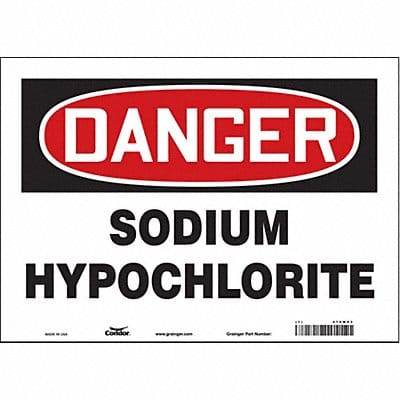 Safety Sign 10 inx14 in Vinyl