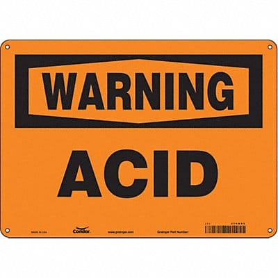 Safety Sign 10 inx14 in Aluminum