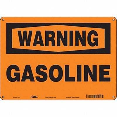 Safety Sign 10 inx14 in Polyethylene