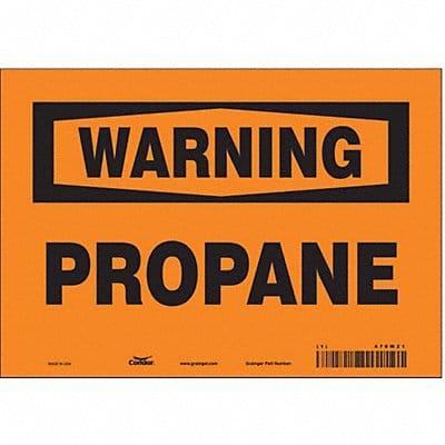 Safety Sign 7 inx10 in Vinyl