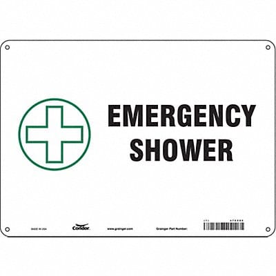 Safety Sign 10 in x 14 in Vinyl