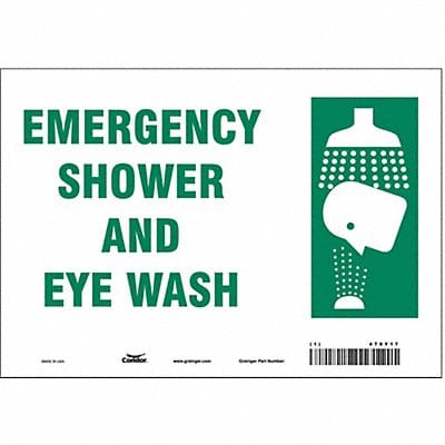 Safety Sign 7 in x 10 in Vinyl
