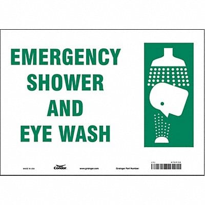 Safety Sign 10 in x 14 in Vinyl