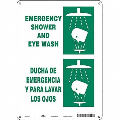 Safety Sign 14 in x 10 in Vinyl