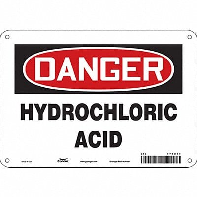 Safety Sign 7 inx10 in Polyethylene