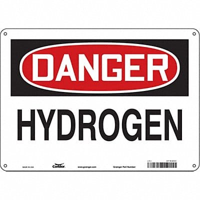Safety Sign 10 in x 14 in Aluminum