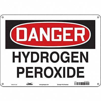 Safety Sign 10 inx14 in Polyethylene