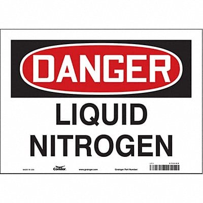 Safety Sign 10 inx14 in Vinyl