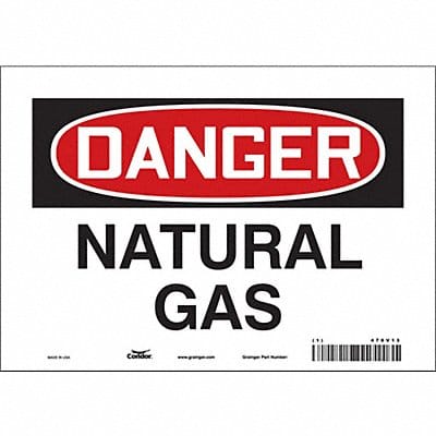 Safety Sign 7 inx10 in Vinyl
