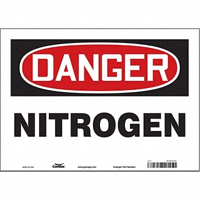 Safety Sign 10 inx14 in Vinyl