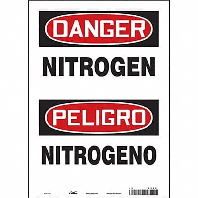 Safety Sign 14 in x 10 in Vinyl