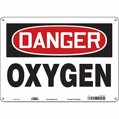 Safety Sign 10 inx14 in Aluminum