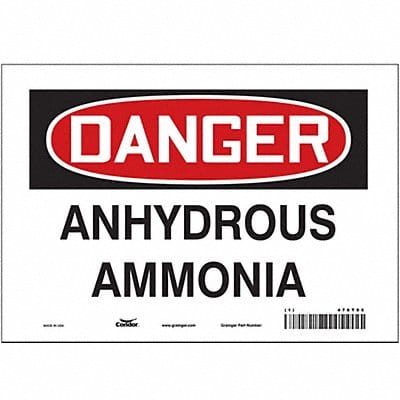Safety Sign 7 inx10 in Vinyl