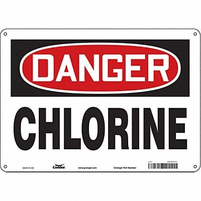 Safety Sign 10 inx14 in Aluminum