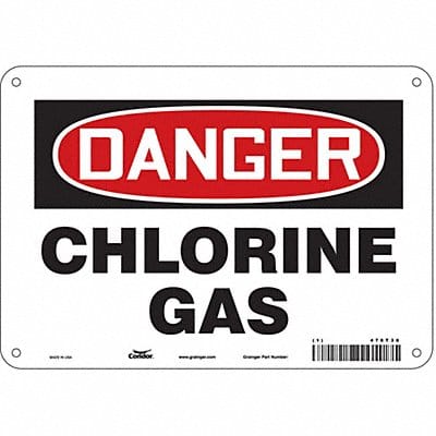 Safety Sign 7 in x 10 in Aluminum