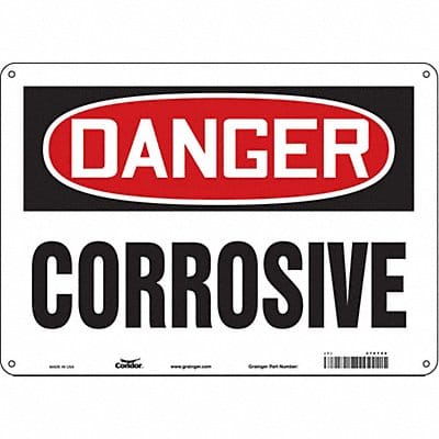J6919 Safety Sign 10 in x 14 in Aluminum