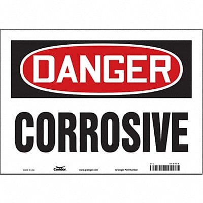 J6919 Safety Sign 10 inx14 in Vinyl