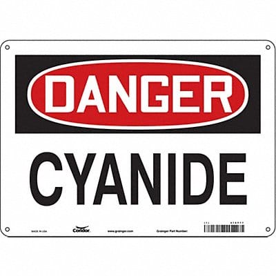 Safety Sign 10 inx14 in Aluminum