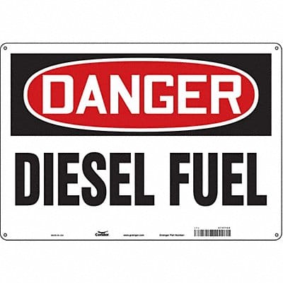 J6920 Safety Sign 14 in x 20 in Polyethylene