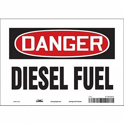 J6920 Safety Sign 7 inx10 in Vinyl