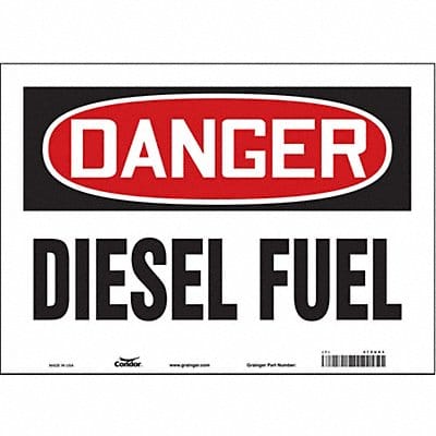 J6920 Safety Sign 10 inx14 in Vinyl