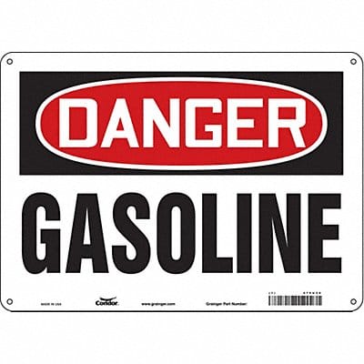 Safety Sign 10 inx14 in Aluminum