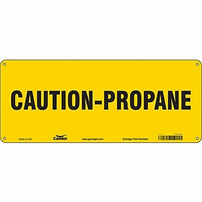Safety Sign 7 in x 17 in Aluminum