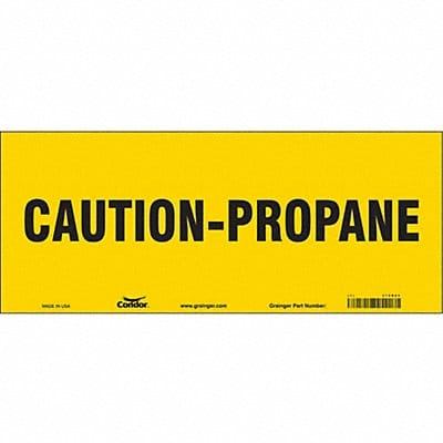 Safety Sign 7 in x 17 in Vinyl