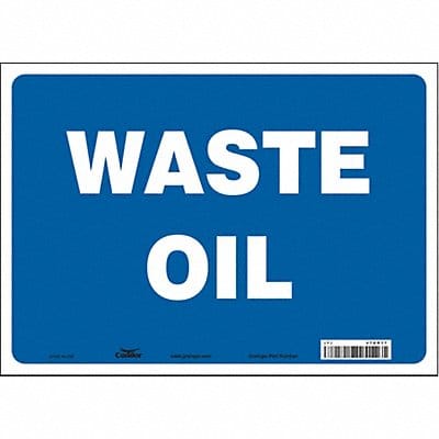 J8138 Safety Sign 10 inx14 in Vinyl
