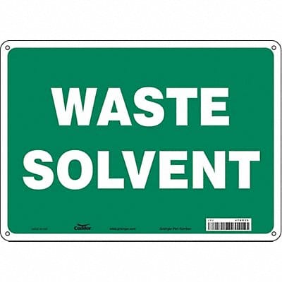 Safety Sign 10 inx14 in Aluminum