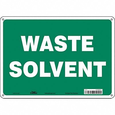 Safety Sign 10 in x 14 in Polyethylene
