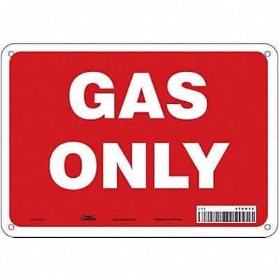 Safety Sign 7 in x 10 in Aluminum