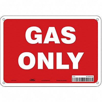 Safety Sign 7 in x 10 in Polyethylene