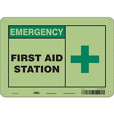 Safety Sign 7 in x 10 in Polyethylene