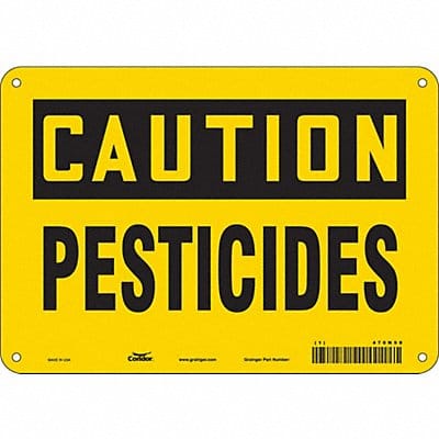 Safety Sign 7 inx10 in Vinyl