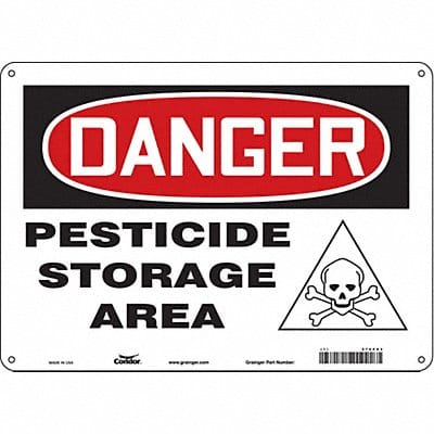 Safety Sign 10 inx14 in Aluminum