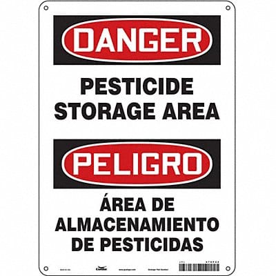 Safety Sign 14 inx10 in Aluminum