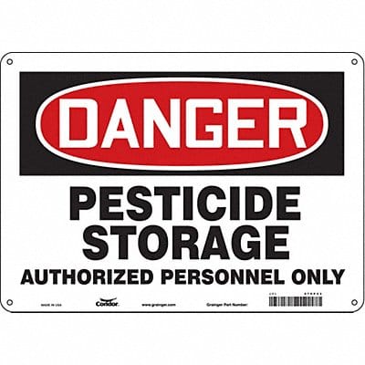 Safety Sign 10 in x 14 in Vinyl