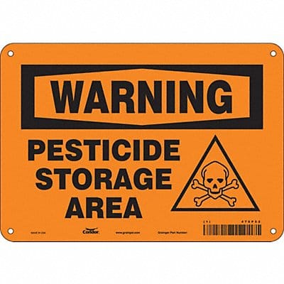 Safety Sign 7 inx10 in Vinyl