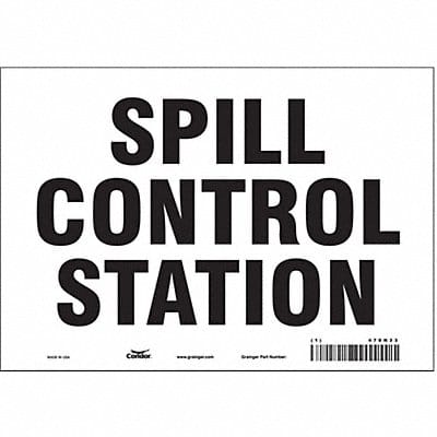 Safety Sign 7 in x 10 in Vinyl