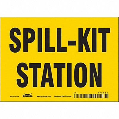Safety Sign 5 in x 7 in Vinyl