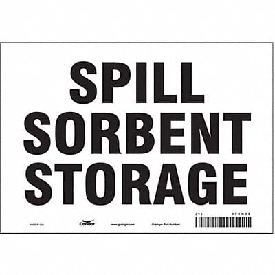 Safety Sign 7 in x 10 in Vinyl